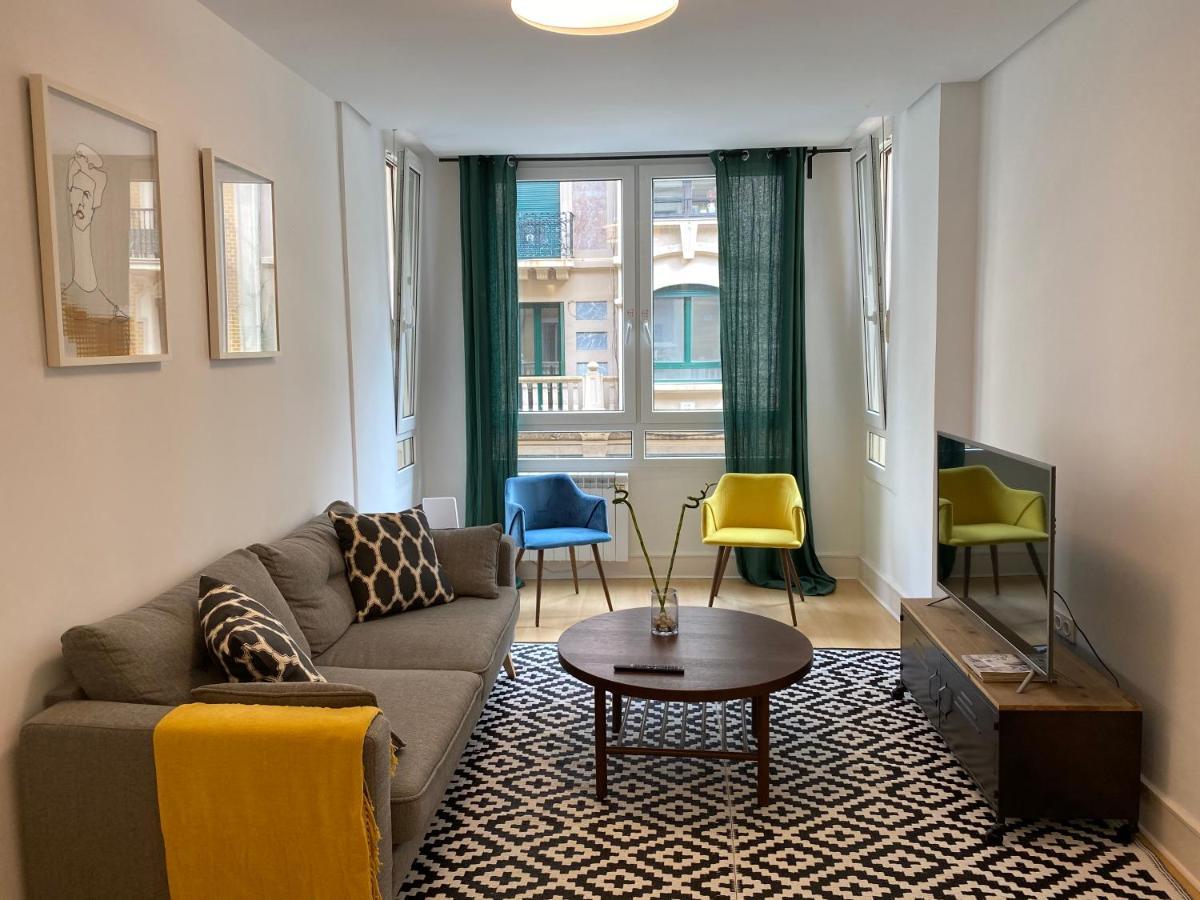 Usandizaga Apartment, Second Line Beach, Free Parking San Sebastian Buitenkant foto